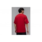Jordan Jumpman Ανδρικό Κοντομάνικο T-Shirt Κόκκινο