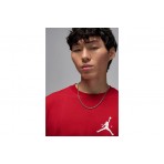 Jordan Jumpman Ανδρικό Κοντομάνικο T-Shirt Κόκκινο