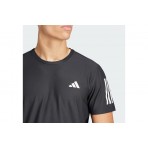Adidas Performance Own The Run Ανδρικό Κοντομάνικο T-Shirt Μαύρο