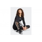 Adidas Performance Hyglam Γυναικείο Μακρυμάνικο Crop Top Μαύρο