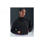 Nike One Therma-Fit Γυναικεία Μακρυμάνικη Μπλούζα Fleece Μαύρη