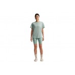 Nike One High-Waisted Γυναικείο Κοντό Κολάν Φυστικί