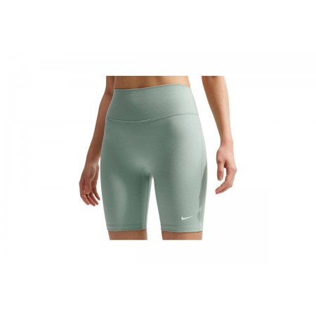 Nike One High-Waisted Γυναικείο Κοντό Κολάν Φυστικί