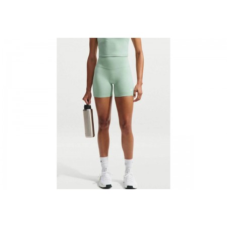 Nike One High-Waisted Γυναικείο Κοντό Κολάν Φυστικί
