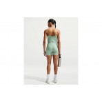Nike One High-Waisted Γυναικείο Κοντό Κολάν Φυστικί