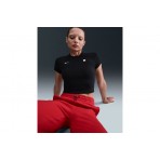 Nike Sportswear Shox Γυναικείο Κοντομάνικο T-Shirt Μαύρο