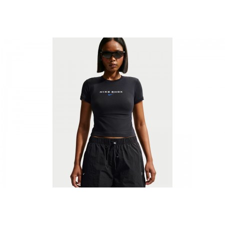 Nike Sportswear Γυναικείο Κοντομάνικο T-Shirt Μαύρο