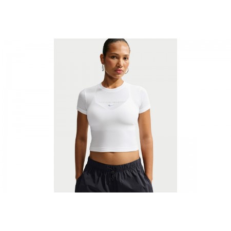 Nike Sportswear Γυναικείο Κοντομάνικο T-Shirt Λευκό