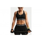 Nike Pro 365 Sports Γυναικείο Μπουστάκι Μαύρο, Λευκό