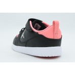 Jordan Court Connect Low Παιδικά Sneakers Μαύρα, Ροζ, Λευκά
