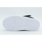 Jordan Court Connect Low Βρεφικά Sneakers Μαύρα, Κόκκινα, Λευκά
