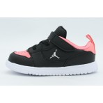 Jordan Court Connect Low Βρεφικά Sneakers Μαύρα, Ροζ