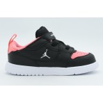 Jordan Court Connect Low Βρεφικά Sneakers Μαύρα, Ροζ