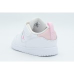 Jordan Court Connect Low Βρεφικά Sneakers Λευκά, Ροζ