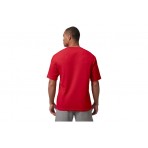 Jordan Jumpman Ανδρικό Κοντομάνικο T-Shirt Κόκκινο