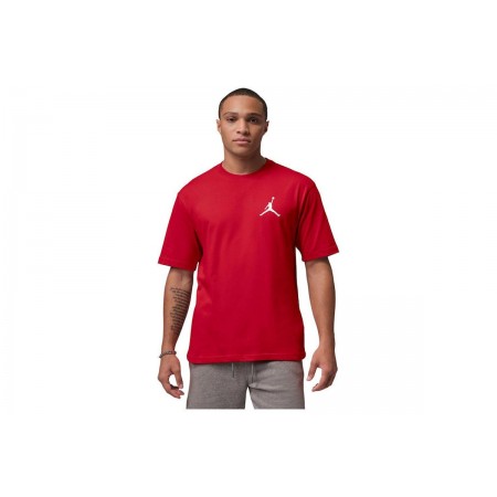 Jordan Jumpman Ανδρικό Κοντομάνικο T-Shirt Κόκκινο