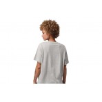 Jordan Jumpman Γυναικείο Κοντομάνικο T-Shirt Γκρι
