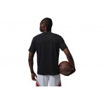 Jordan Sport Dri-FIT Ανδρικό Κοντομάνικο T-Shirt Μαύρο