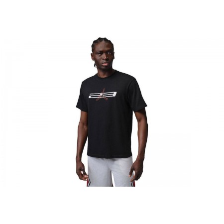 Jordan Sport Dri-FIT Ανδρικό Κοντομάνικο T-Shirt Μαύρο
