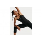 Nike One Fitted Dri-Fit Cami Γυναικεία Αμάνικη Μπλούζα Μαύρη