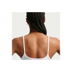 Nike One Fitted Dri-Fit Cami Γυναικεία Αμάνικη Μπλούζα Λευκή