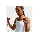 Nike One Fitted Dri-Fit Cami Γυναικεία Αμάνικη Μπλούζα Λευκή