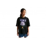 Nike Sportswear Oversized Παιδικό Κοντομάνικο T-Shirt Μαύρο