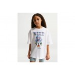 Nike Sportswear Oversized Παιδικό Κοντομάνικο T-Shirt Λευκό