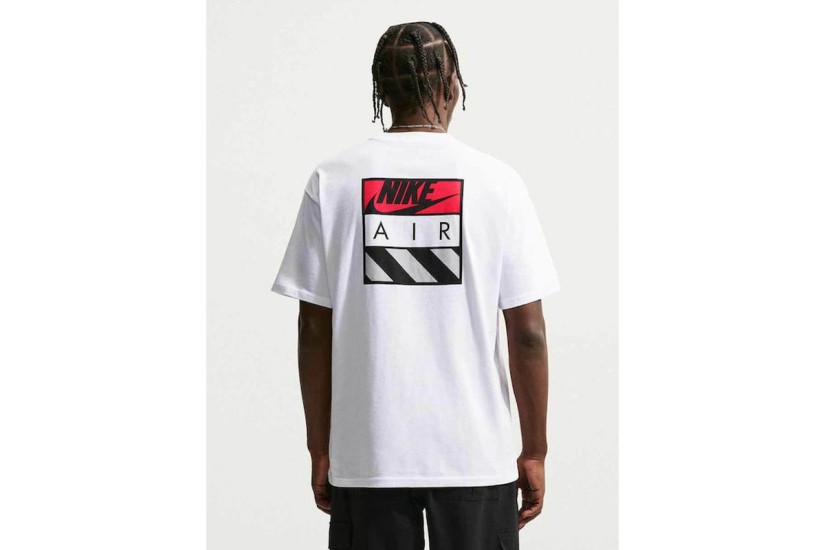 Nike Air Ανδρικό Κοντομάνικο T-Shirt Λευκό