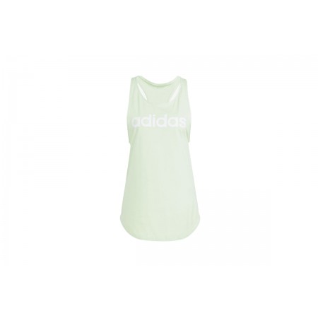 Adidas Performance Γυναικεία Αμάνικη Μπλούζα Πράσινη