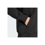 Adidas All SZN Fleece Ανδρική Βαμβακερή Ζακέτα με Κουκούλα 