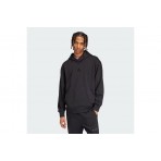 Adidas Performance All SΖΝ Fleece Ανδρικό Φούτερ με Κουκούλα Μαύρο