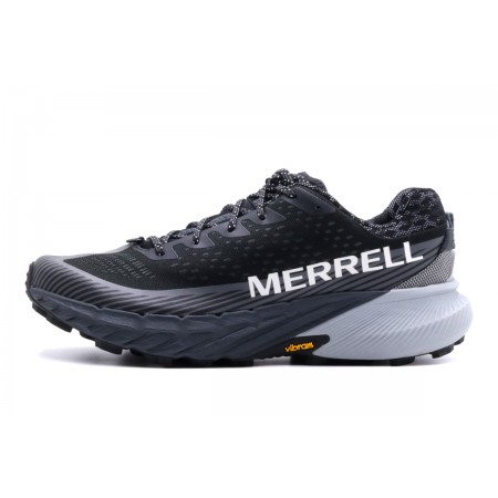 Merrell Agility Peak 5 Ανδρικά Αθλητικά Παπούτσια Μαύρα & Γκρι