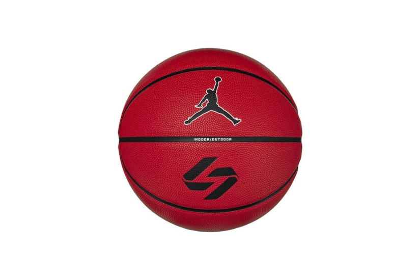 Jordan All-Court 8P Luca Doncic Μπάλα Μπάσκετ Κόκκινη, Μαύρη