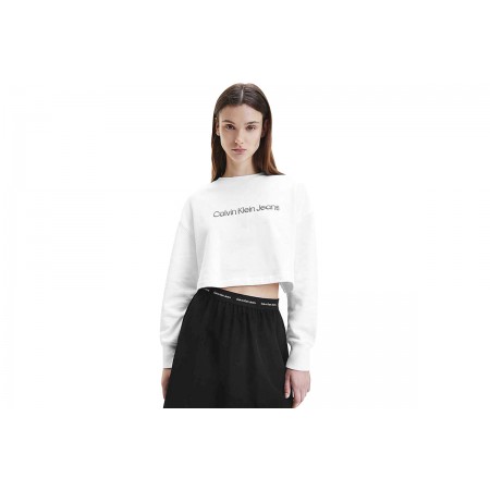 Calvin Klein Seasonal Monogram Crew Neck Μπλούζα Μακρυμάνικη 