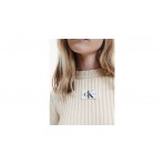Calvin Klein Μπλούζα Crop Top Μακρυμάνικη Γυναικεία (J20J219648 ACF)