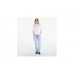 Calvin Klein Boyfriend Fit Γυναικείο Κοντομάνικο T-Shirt Λευκό