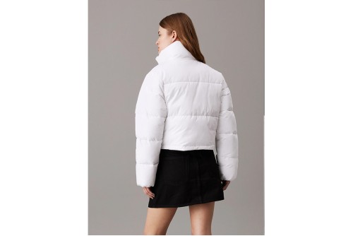 Calvin Klein Cropped Μπουφάν Puffer Γυναικείο (J20J224615 YAF)