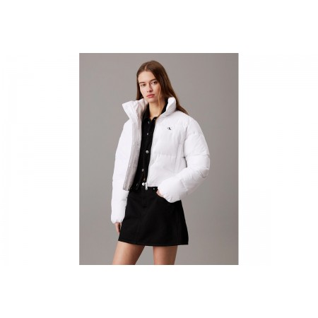Calvin Klein Cropped Μπουφάν Puffer Γυναικείο 