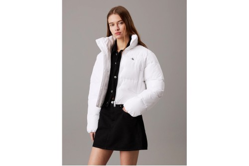 Calvin Klein Cropped Μπουφάν Puffer Γυναικείο (J20J224615 YAF)