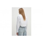 Calvin Klein Cropped Poplin Γυναικείο Μακρυμάνικο Πουκάμισο