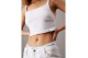 Calvin Klein Denim Γυναικείο Αμάνικο Crop Top Λευκό