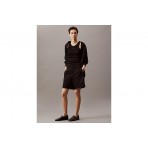 Calvin Klein Γυναικεία Casual Βερμούδα Μαύρη