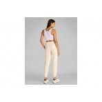 Calvin Klein Ribbed Cotton Γυναικείο Αμάνικο Bralette Crop Top Λευκό