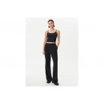 Calvin Klein Ribbed Logo Strappy Γυναικεία Αμάνικη Μπλούζα με Τιράντες