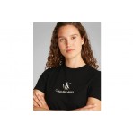 Calvin Klein Shadow Graphic Γυναικείο Κοντομάνικο T-Shirt Μαύρο