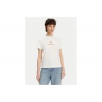 Calvin Klein Shadow Graphic Γυναικείο Κοντομάνικο T-Shirt Λευκό