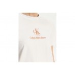 Calvin Klein Shadow Graphic Γυναικείο Κοντομάνικο T-Shirt Λευκό