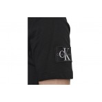 Calvin Klein Ανδρικό Κοντομάνικο T-Shirt Μαύρο