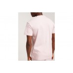 Calvin Klein Ανδρικό Κοντομάνικο T-Shirt Ροζ (J30J324671 TF6)